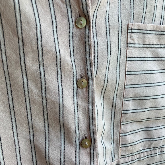 Déesse Pink Striped Blouse - Picture 3 of 4